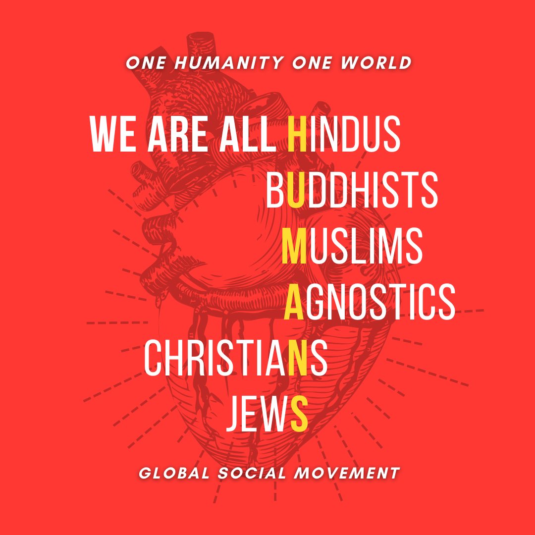 OHOW2020's tweet photo. TO BE A #HUMAN BEING 

We are #Humanity that is still learning to be Human, learning that #AllLivesMatter, because all life on the planet beats with the #SameHeart...

We are #OneHumanityOneWorld, and We Believe that #Together, we can be #Peace as #One

#OHOW #UnaHumanidadUnMundo https://t.co/yIgffqdWAW