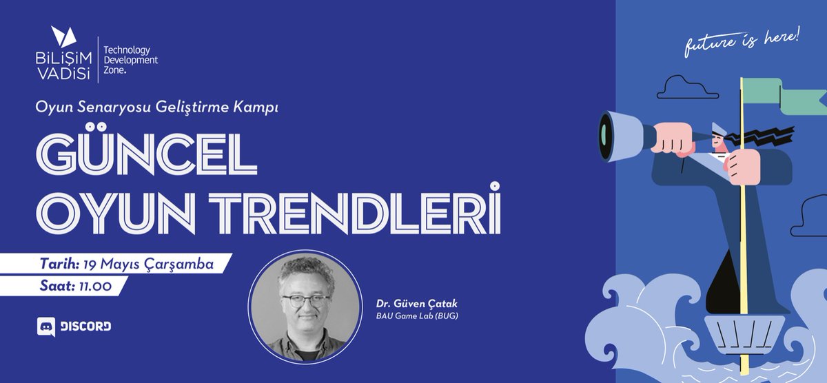 BVGelecekBurada's tweet photo. DIGIAGE Oyun Senaryosu Geliştirme kampımız @Bahcesehir Üniversitesi Oyun Laboratuvarı @bugGameLab'ten @guvencat Hocamızın ''Güncel Oyun Trendleri'' oturumu ile başladı.

@BilisimVadisiTR
Gelişmeleri Discord'tan takip edebilirsiniz.👨‍💻😎👩‍💻
￼
➡️https://t.co/pD68bjQPSx https://t.co/9MSDoe4tbe