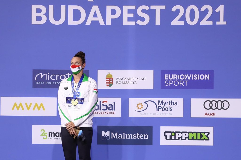 Iron_ISL's tweet photo. She’s back! 👑 @HosszuKatinka 

📷 @derencsenyiistvan  
#katinkahosszu #ironlady #teamiron #aquatics2020bp #dunaarena #budapest https://t.co/Cs5Dt1vnyB