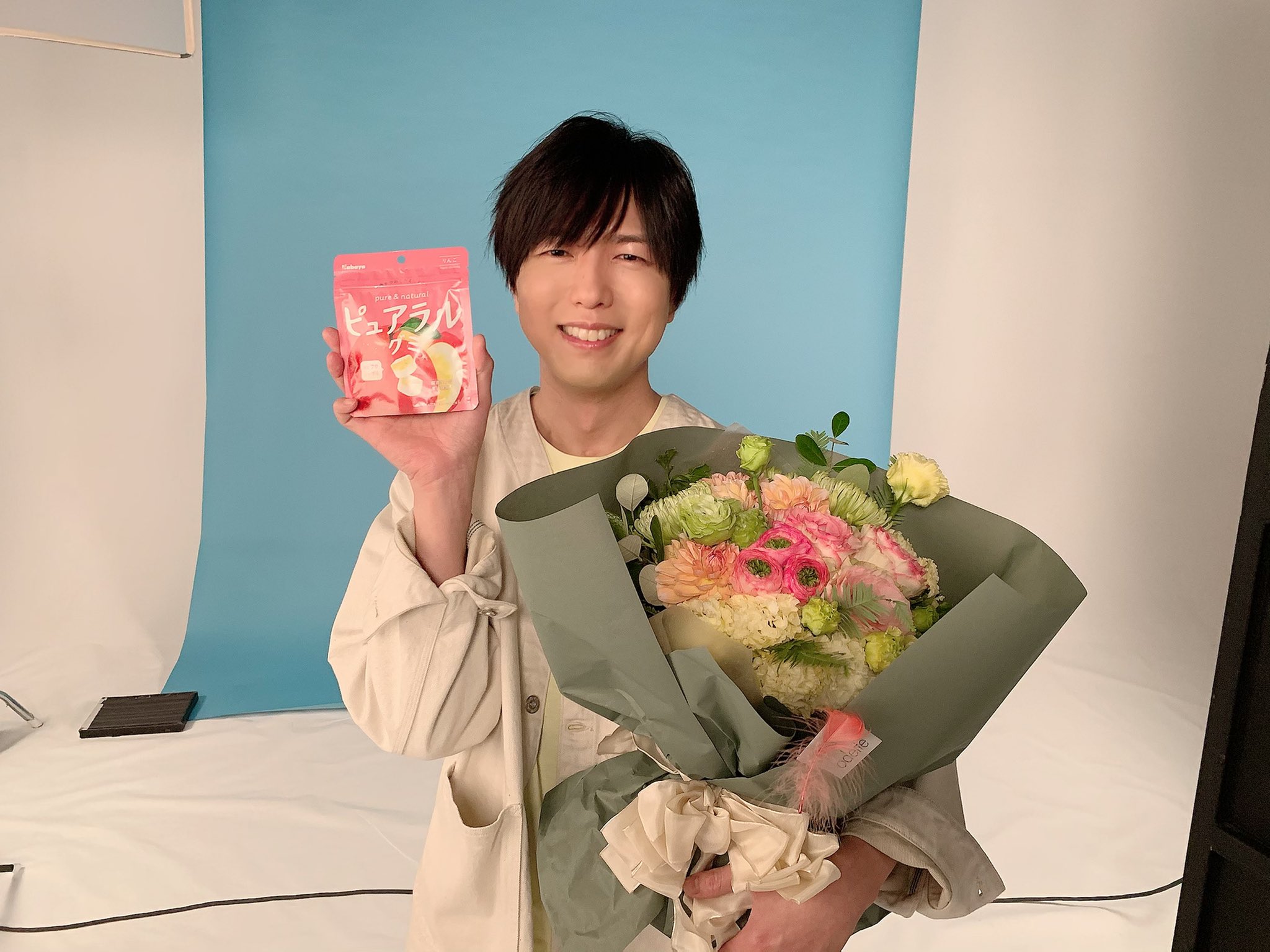 ピュアラルグミ　神谷浩史　オリジナルボイス　録音　目覚まし時計 懸賞当選品❗️神谷浩史さん 録音目覚まし時計