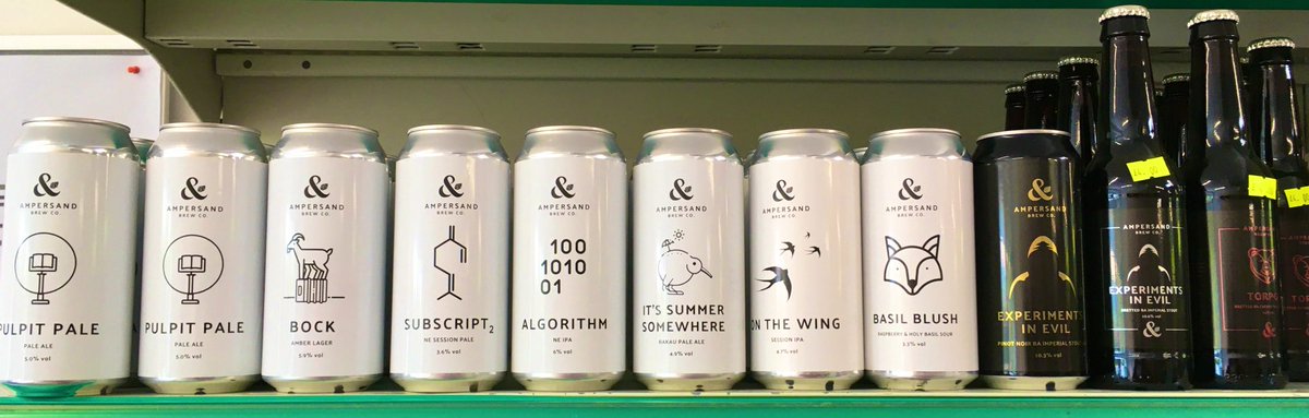 Great selection of <a href="/AmpersandBrewCo/">Ampersand Brew Co</a> beers at <a href="/thurltonshop/">Thurlton Shop</a> .....they even have some experiments in evil 2020 in stock #local #beer