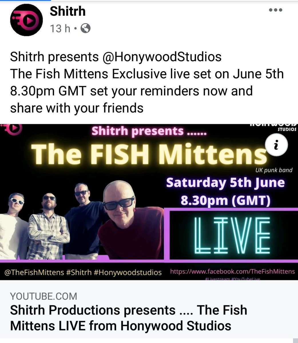 The fish mittens will be appearing via live stream performing the whole of their debut album on June 5th. See below for details.