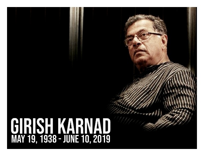 GirishKarnad Sir.

Anything said about this great human is less..
His mammoth contribution to Kannada Literature,Theater, Cinema and to the society as a whole,, is distinguished.
Remembering the Legend on his Birth Anniversary. 
🙏🏼🙏🏼
