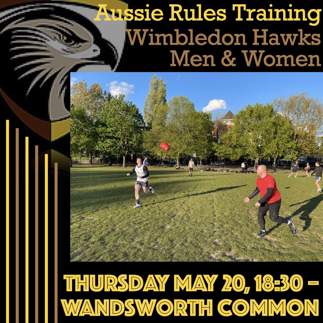 THURSDAY TRAINING CONTINUES! 18:30. Wandsworth Common. All invited. #weflyasone