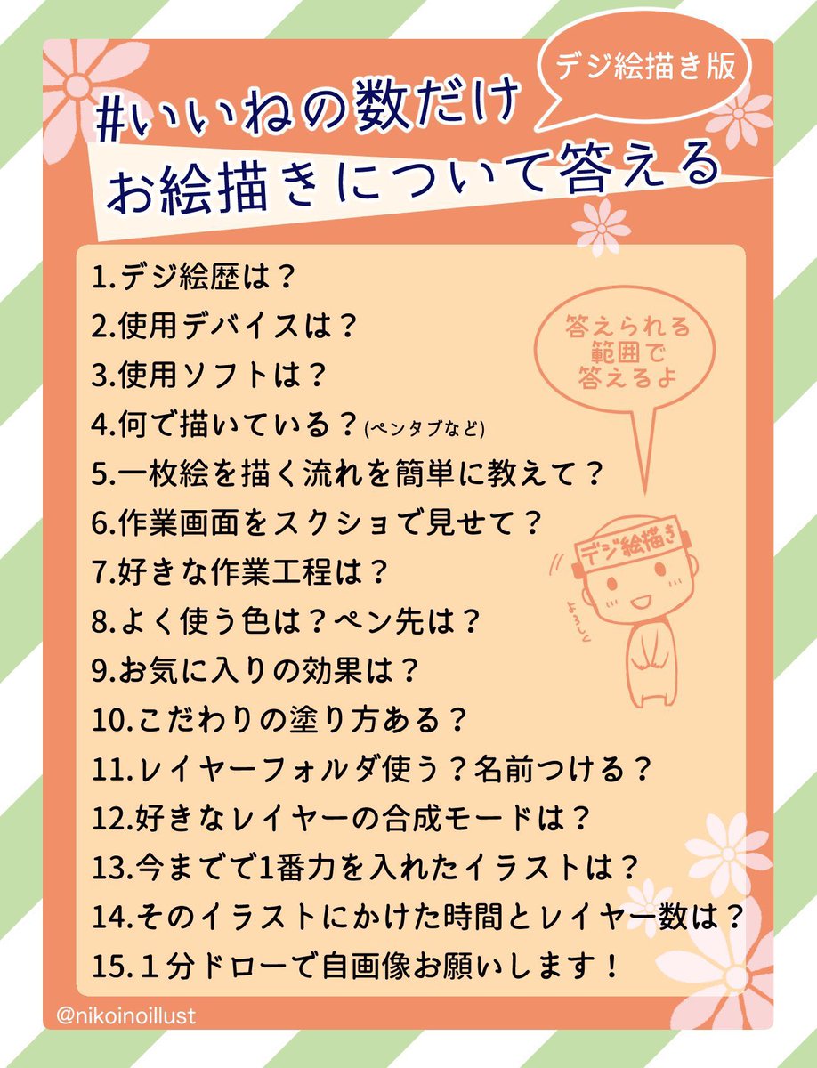 いいねの数だけお絵描きについて答える Twitter Search Twitter