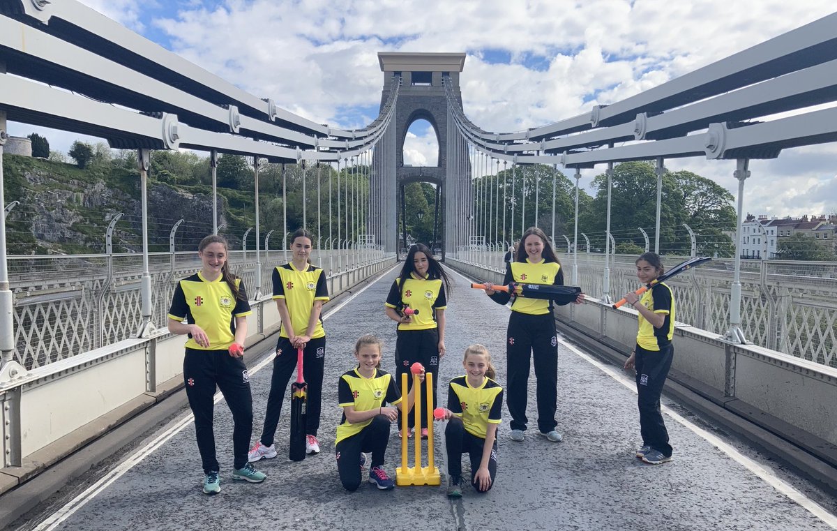 Gloucestershire Cricket Foundation (@gloscricketfdn) on Twitter photo Gloucestershire girls making history today by playing cricket on the Clifton Suspension Bridge! ā¦@GCBPerformanceā© ā¦<a href="/SybilRuscoe/">Sybil Ruscoe</a>ā© ā¦<a href="/Clifton_College/">Clifton College</a>ā© ā¦<a href="/brunelsbridge/">Clifton Suspension Bridge</a>ā© Gloucestershire girls making history today by playing cricket on the Clifton Suspension Bridge! ā¦@GCBPerformanceā© ā¦<a href="/SybilRuscoe/">Sybil Ruscoe</a>ā© ā¦<a href="/Clifton_College/">Clifton College</a>ā© ā¦<a href="/brunelsbridge/">Clifton Suspension Bridge</a>ā©