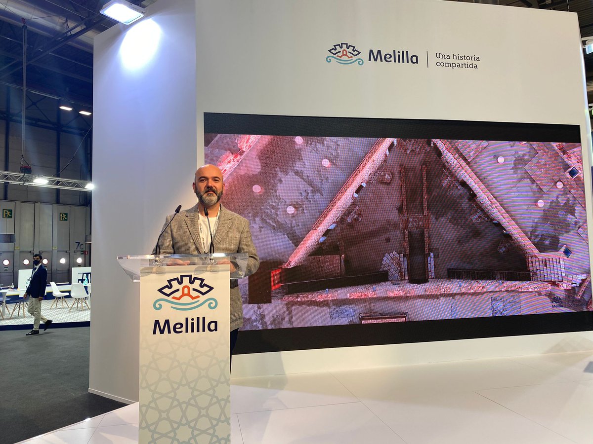 ClusterMelilla's tweet photo. Hoy, @generico, @angelsquembri, @yeraydz, #Fuad y #tuguiaenmelilla presentando la marca #Melilla "Una Historia Compartida" en @fitur_madrid -un nuevo logo, y muchas nuevas historias que seguir contando- @ClusterMelilla #emprendimiento #jovenesemprendedores #futurolocal #melilla https://t.co/A0SsQ8LIWW