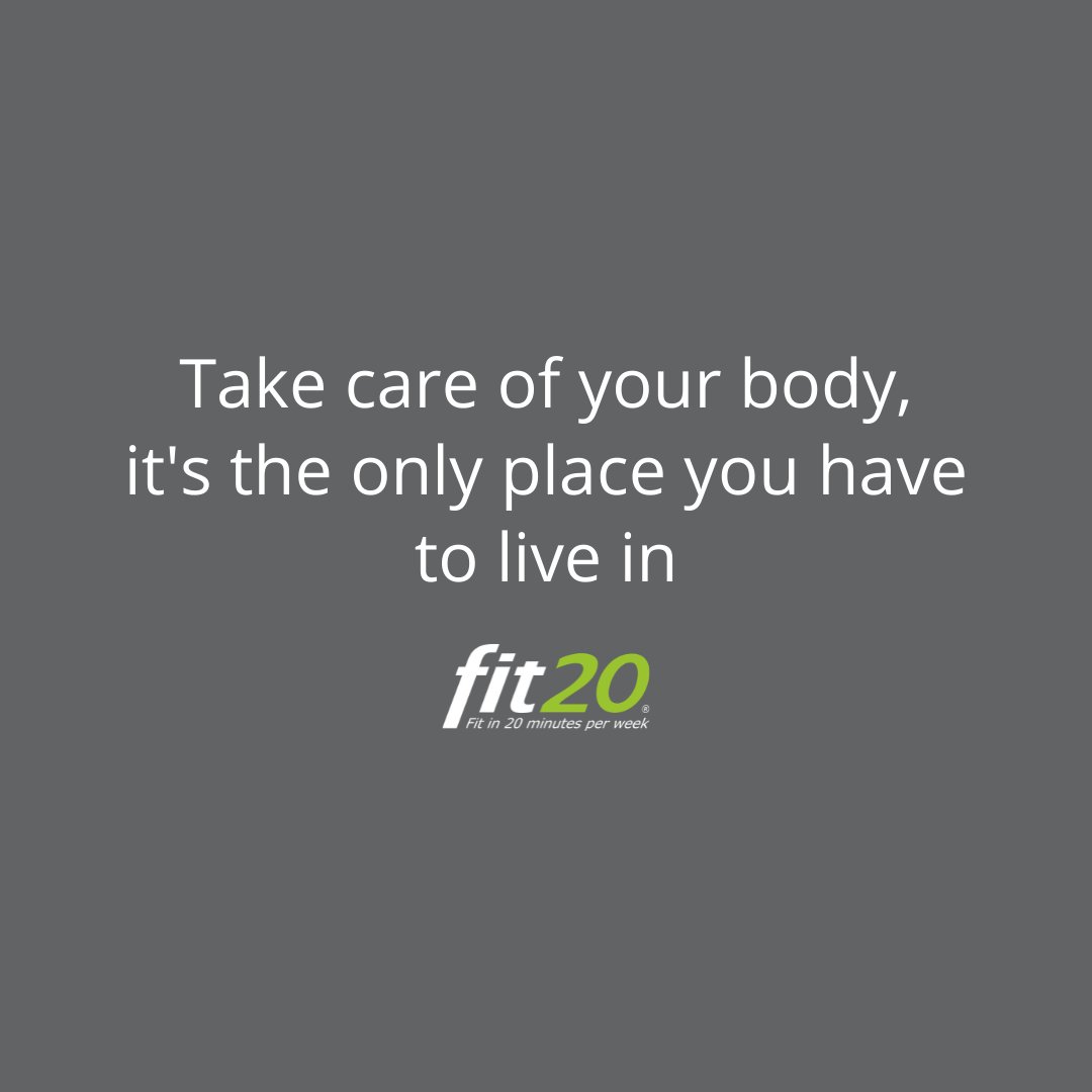 fit20Norwich's tweet photo. **Take care of your body, it's the only place you have to live**

Are you ready to make some long-term self-improvements and invest in your health?

Click to book your free training session, and see how fit20 can help work towards your fitness goals: https://t.co/7P6OXr6fvG https://t.co/8HLpCfRn40