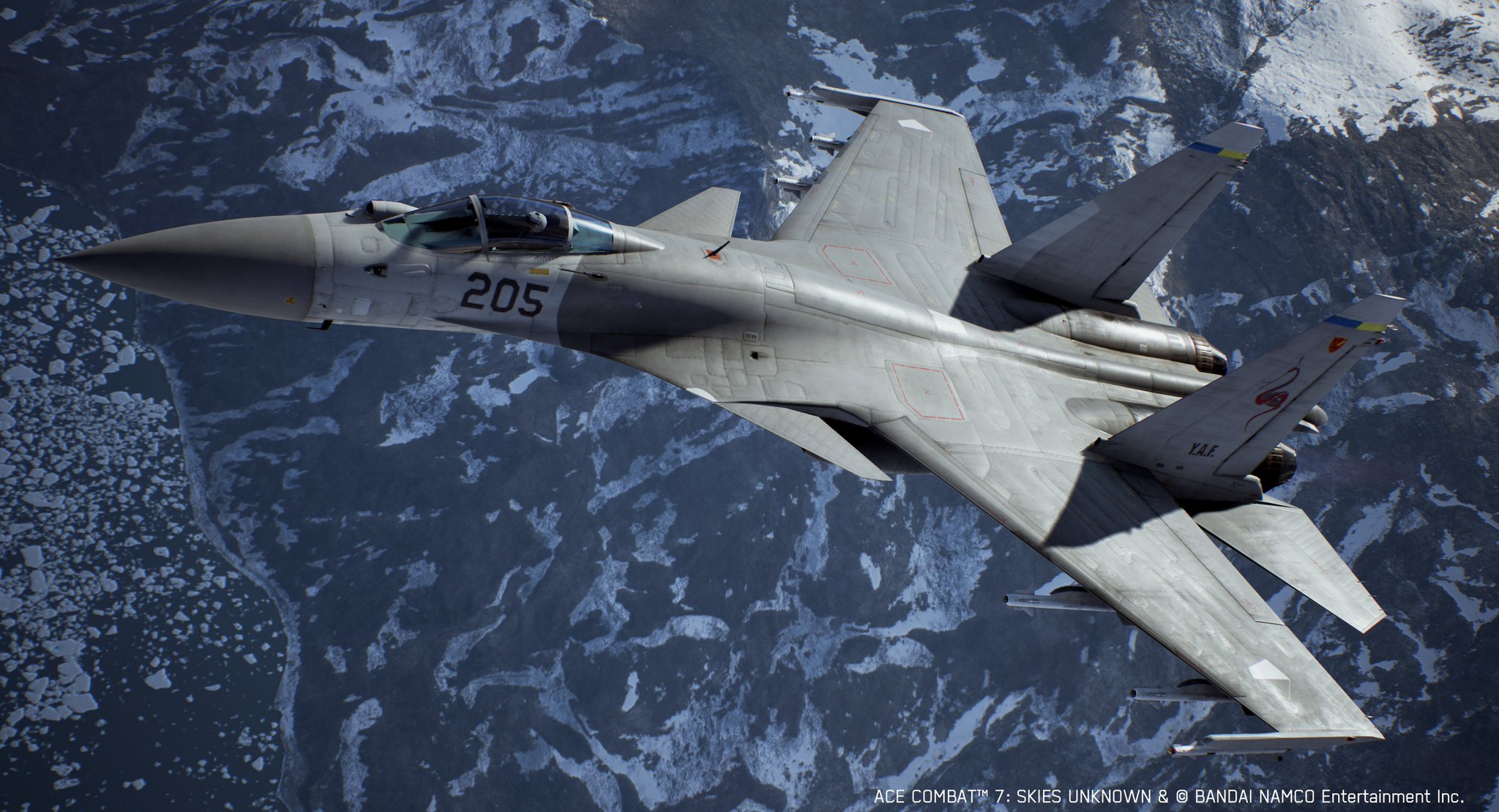 エースコンバット公式 エースコンバット7 特典機体スキン紹介 Su 37 Ofnir Skin Ace Combat 5 The Unsung Warより ユークトバニア空軍のベルカ人アグレッサーであるオヴニル戦闘機部隊カラーを模したsu 37用機体スキン Ace7 エースコンバット公式 エースコンバット7 特典機体スキン紹介 Su 37 Ofnir Skin Ace Combat 5 The Unsung Warより ユークトバニア空軍のベルカ人アグレッサーであるオヴニル戦闘機部隊カラーを模したsu 37用機体スキン Ace7