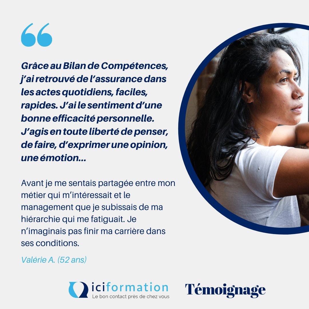 Témoignage de Valérie après son Bilan de Compétences. #bilan #vieprofessionnelle #cpf