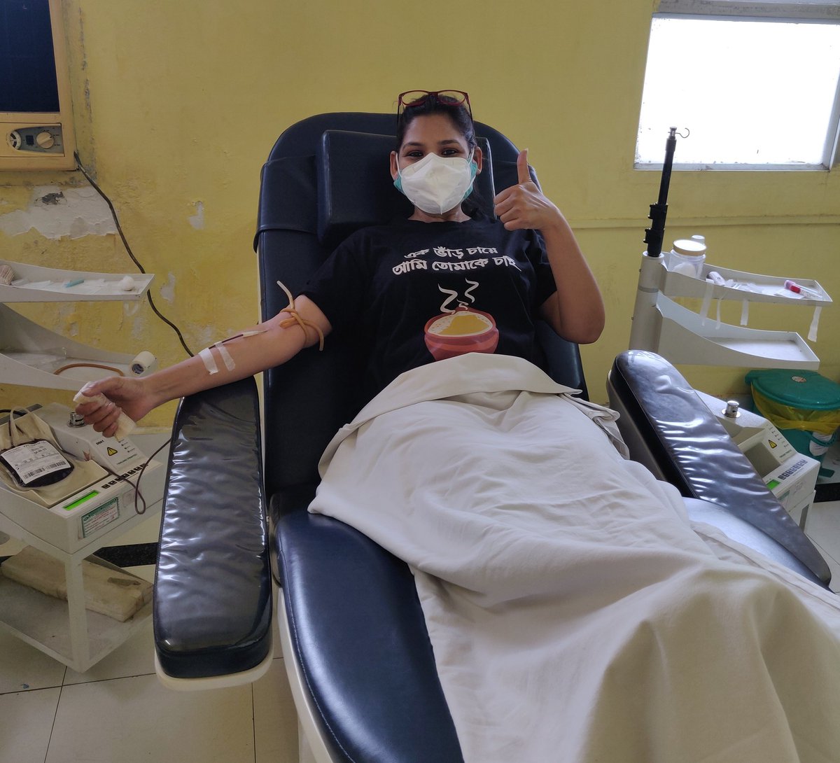 SudiptaaC's tweet photo. I did my bit today...
For Avik Naskar, who's been suffering from Thalasemia.
Do your bit now friends... Donate blood đ
Thanks @PriyamSengupta1 #Bloodmates @nitasha https://t.co/YyHWaJq9Rl