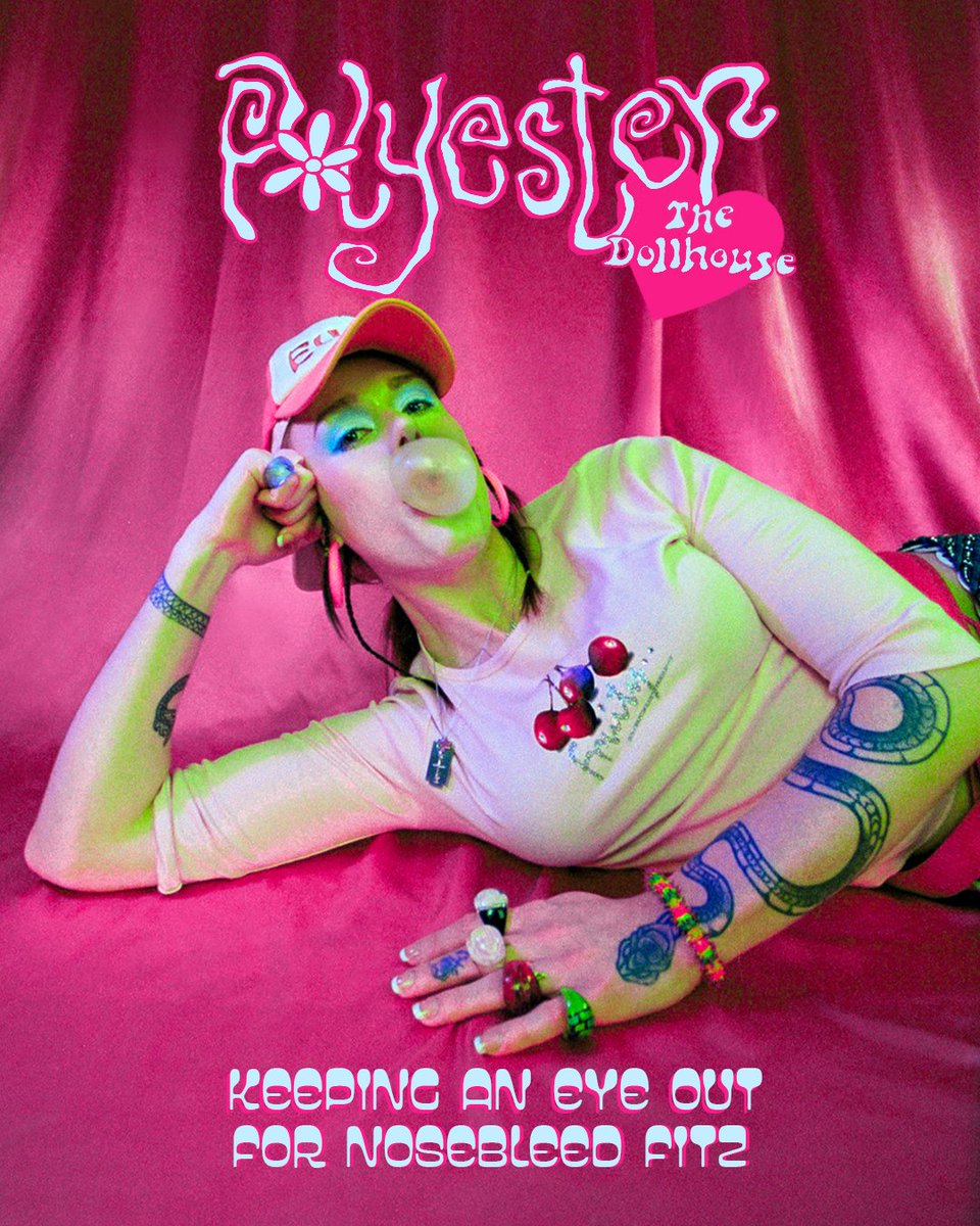 ionegamble's tweet photo. The one and only Nosebleed Fitz is this months @polyesterzine Dollhouse cover star! s/o to @GlNATONIC  for producing her first cover, @mitchell_severs for the stunning portraits, @lipglosslezza for the gorge glam &amp; @harrisonjbrock for the fab profile. 💕 https://t.co/ak4KbwO9hl https://t.co/wA3OTN8CdB