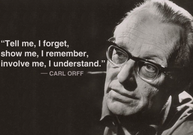 GabrielKGordon's tweet image. #quoteoftheday #carlorff #modesoflearning #education #Schulwerk