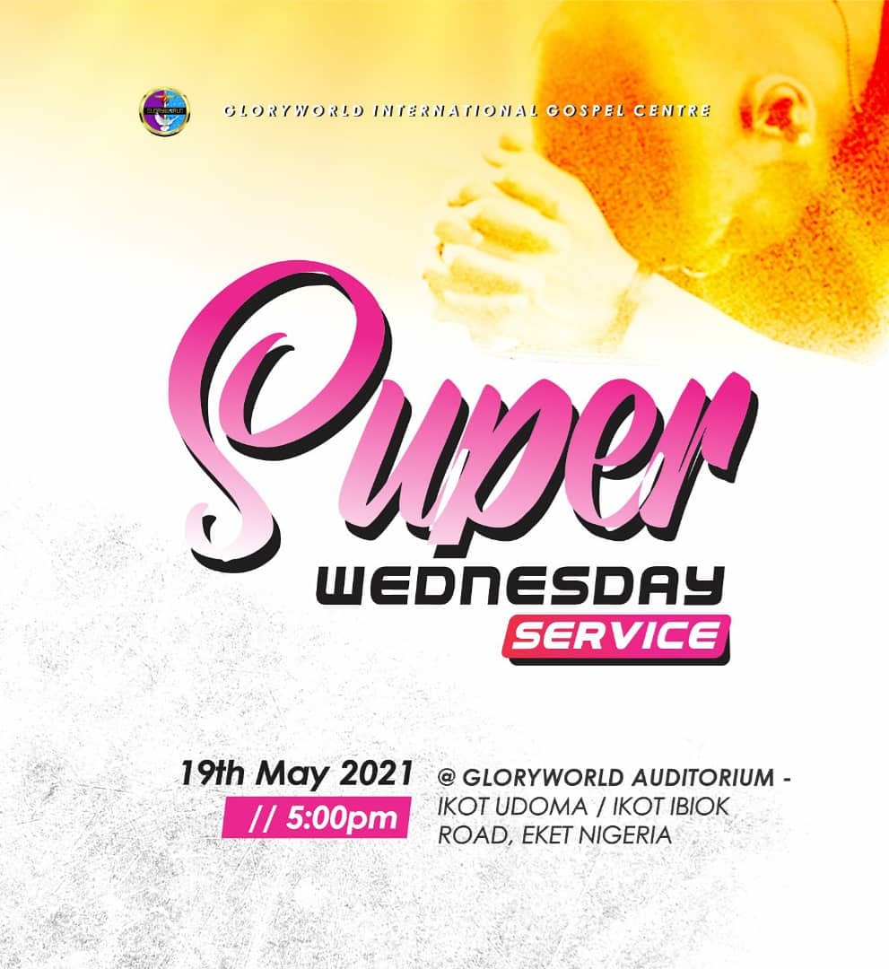The nature of God in us is what gives us the capacity for performance. Join us for a life-changing Midweek Service tonight from 5:00pm at GloryWorld Auditorium - Ikot Udoma/Ikot Ibiok Road, Eket Nigeria.

Your life will never be the same.

#GIGCInvitesYou
#GloryWorld 
#GIGCGlobal
