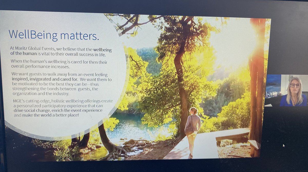 johnDmartinez's tweet photo. So much to learn from @RachaelMRiggs today. This why well-being should be at the top of mind for all #eventprofs, especially the “5 dimensions of well-being”

#ICCAWorld #wellbeingwednesday https://t.co/QBfDCqOmf0
