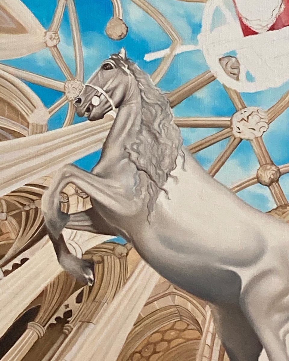 ryanpeterfrench's tweet photo. Painting awaaaay so many layers 🎨 #oilpainting #painter https://t.co/L2E56s0Goo