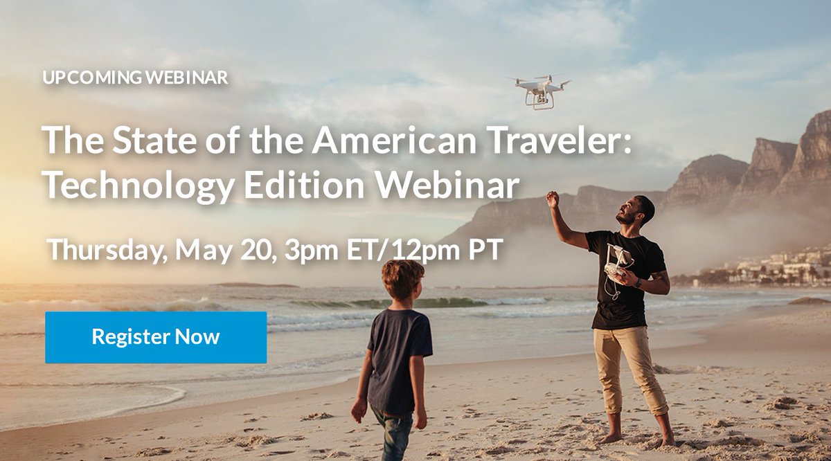 Don't miss tomorrow's webinar, "The State of the American Traveler: Technology Edition" with Miles and <a href="/DA_Research/">digitalassetsresearch</a>. Hear the latest research on U.S. travelers' technology use plus a special look at the rise of TikTok in travel marketing. Register at bit.ly/33VqfiD