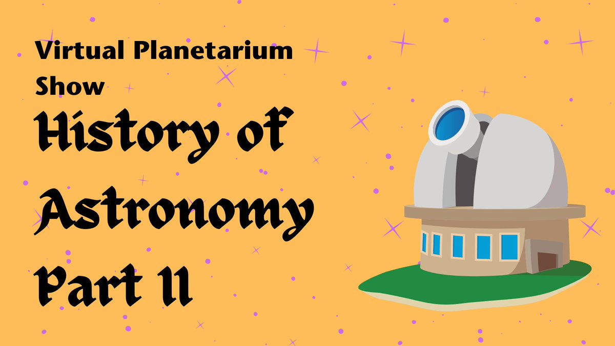 We've got our History of Astronomy II show tomorrow night at 7pm, and again at 1pm on Sunday.  Please join us and bring your questions! RSVP here: events.wayne.edu/planetarium/20… #FromDetroitToTheStars
