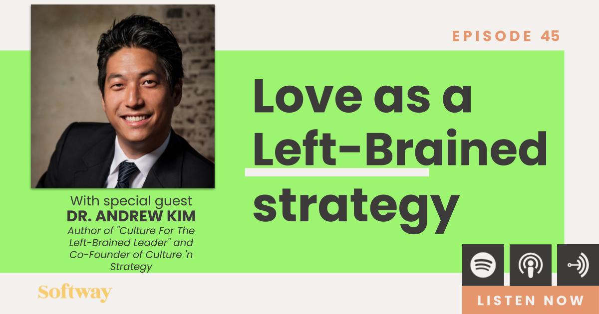 laabs_softway's tweet photo. How can a logic leading individual approach culture? Find out in this week's episode with Dr. Andrew Kim, Author of "Culture For The Left-Brained Leader".

https://t.co/5HAO2DAuwk https://t.co/1CLjMHxkrf