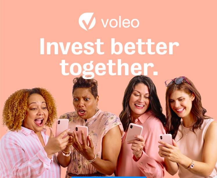 Voleo's patented, collaborative, club-based platform encourages women participation in investing. Voleo’s client base was made up of 46% women and we look forward to providing the same excellent level of service to all our clients in the future.

#stocks #investbettertogether