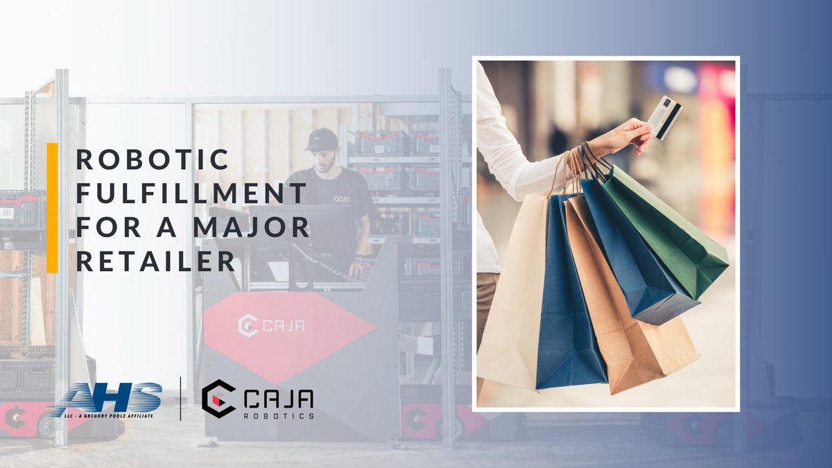 AHS_LLC's tweet image. AHS is partnering with @Cajarobotics to integrate the dual-robot system into a major retailer&apos;s facility and support 108,000 sq ft of the facility space.

Learn more about the Caja System here: bit.ly/3u64lDH

#Cajarobotics #G2P #Robotics #Robot #Automation