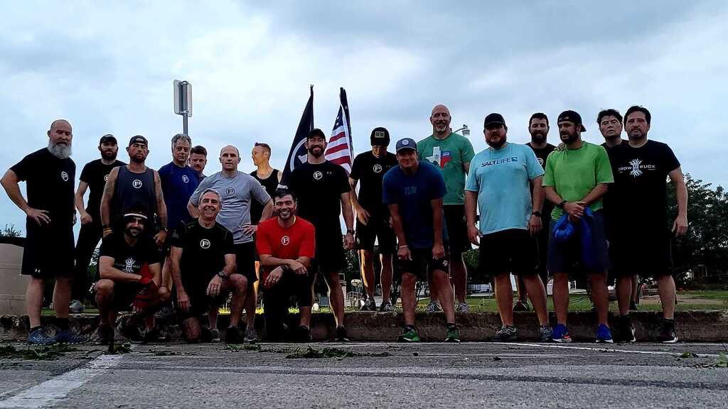 F3Austin's tweet photo. 5 #F3Austin PAX went down range to launch @F3theAlamo’s new AO in NewBraunfels, 6 PAX played Truth Or Dare at #TheGreyhound &amp; 8 PAX did Triple Nickles, SPIT and TIPS at #Sasquatch. #F3NATION #AustinTx #Austin #atx #texas https://t.co/AfaeTvQIFz