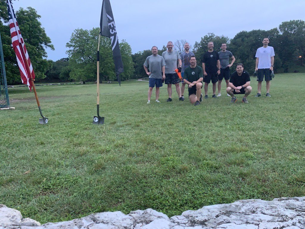 F3Austin's tweet photo. 5 #F3Austin PAX went down range to launch @F3theAlamo’s new AO in NewBraunfels, 6 PAX played Truth Or Dare at #TheGreyhound &amp; 8 PAX did Triple Nickles, SPIT and TIPS at #Sasquatch. #F3NATION #AustinTx #Austin #atx #texas https://t.co/AfaeTvQIFz