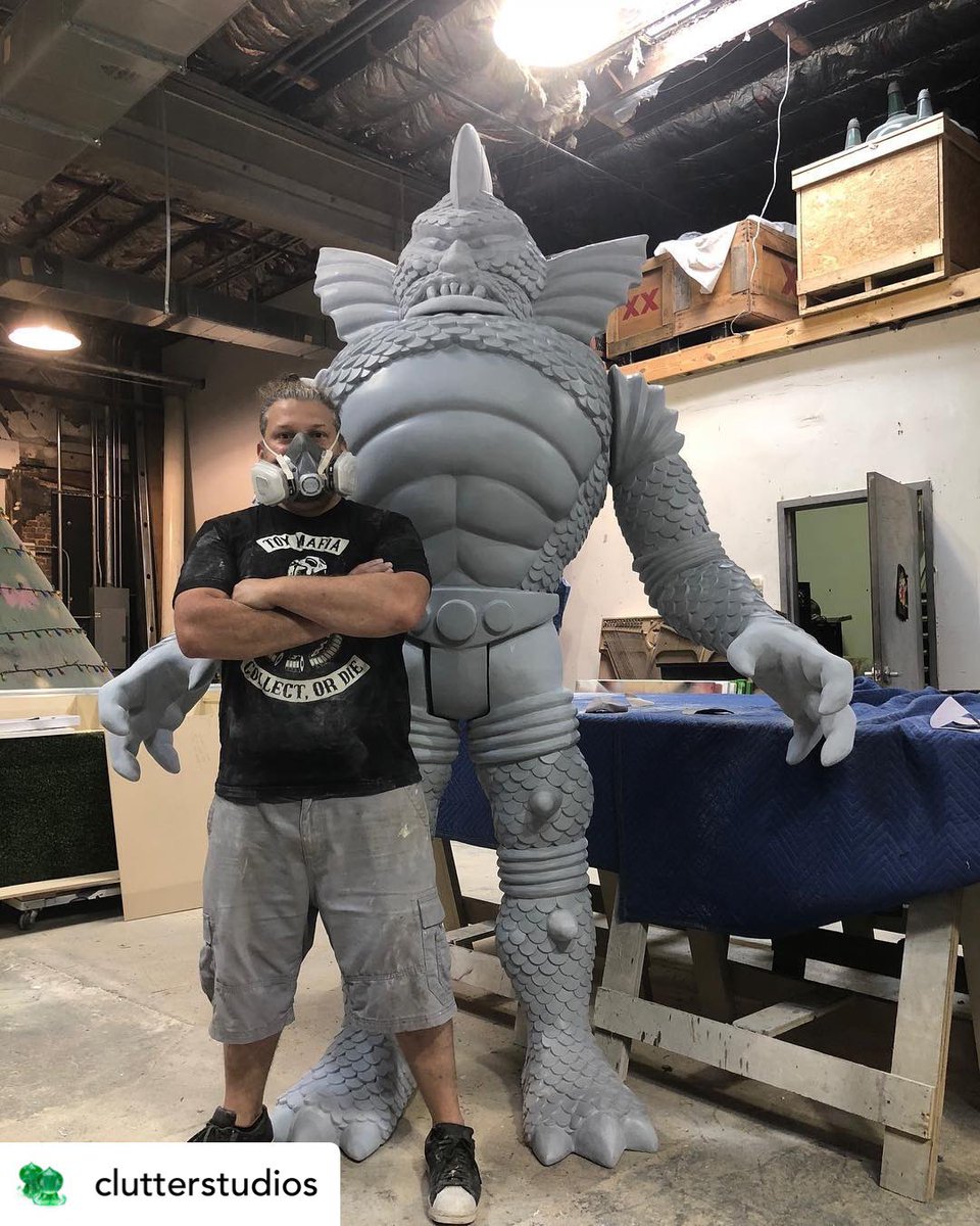 Raise3D's tweet photo. Guys, look at what we found. This giant sculpture was printed out of our #Raise3D 3D printer. Congrats to Clutter Studios for this amazing piece!
Reposted from @ClutterStudios.
#sculpture #theouterspacemen #outerspacemen #colossusrex #8ft #3dsculpture #3dprint #3dprinting https://t.co/KbEwxNmXrJ