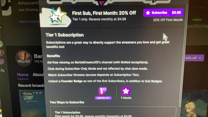 We got Twitch Affiliate Today I&rsquo;m so happy and proud of how far my Twitch channel as already come in<a href="/tag/twitchaffiliate"class="tags"><span>#twitchaffiliate</span></a>