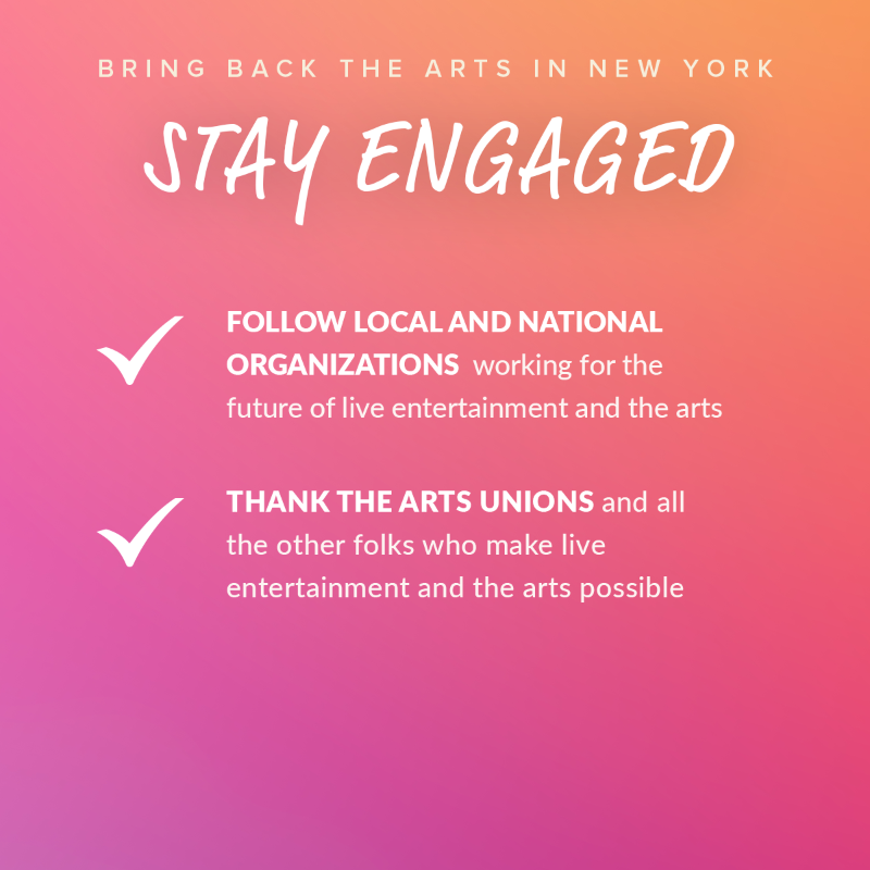 nivassoc's tweet photo. This past year was devastating for the New York arts scene, so we’ve teamed up with @SenSchumer to spread the word on what you can do to help bring the arts back to New York.

A special thank you to Senator Schumer yet again for continuing to stand up for the arts industry.