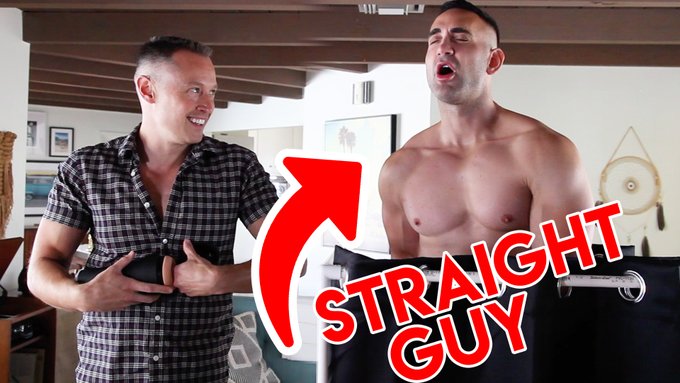 "Straight" Guy Tries "Gay" Sex Toys: https://t.co/jGf1cOrZwV

Public service announcement: Pleasure doesn't