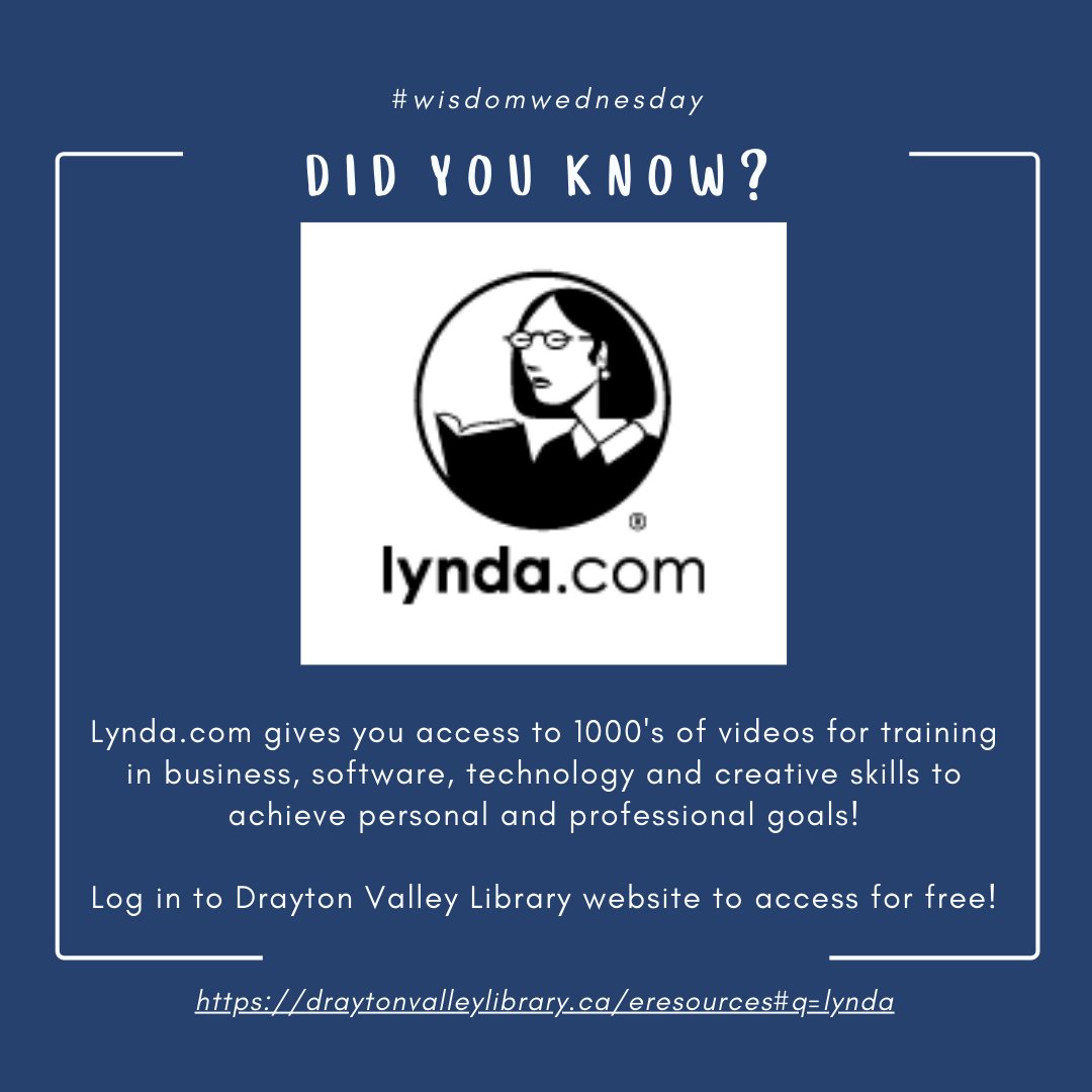 DVCommLearning's tweet image. Today&apos;s #wisdomwednesday includes a shoutout to @dvlibrary, where you can get a free library card and access to so many great resources in print and online, such as this great training site.  Thanks for keeping our community stocked with knowledge!

#dvdcla #dvlibrary #learnlocal