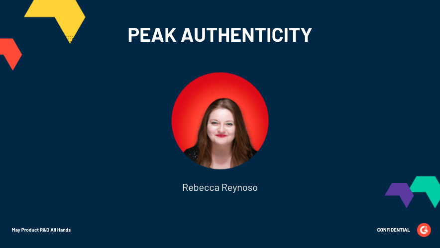 Being recognized for your hard work is great. It's even better when you're recognized with your best friend.

In today's Product R&amp;D team meeting, <a href="/rebeccasreynoso/">Rebecca Reynoso</a> and I were nominated and then awarded for our Entrepreneurial Spirit and Authenticity. I'm so proud of both of us!