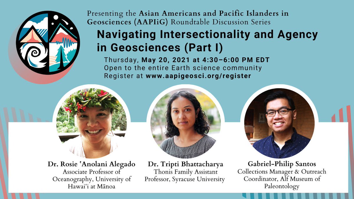 Asian Americans & Pacific Islanders in Geosciences (@aapigeosci) on Twitter photo 😆Join <a href="/aapigeosci/">Asian Americans & Pacific Islanders in Geosciences</a>'s first Roundtable Discussion tomorrow! This event is OPEN TO ALL.
Register today!!👉 aapigeosci.org/register
Help us spread the word with a R/T, and see you tomorrow 4:30 PM EDT! 😆Join <a href="/aapigeosci/">Asian Americans & Pacific Islanders in Geosciences</a>'s first Roundtable Discussion tomorrow! This event is OPEN TO ALL.
Register today!!👉 aapigeosci.org/register
Help us spread the word with a R/T, and see you tomorrow 4:30 PM EDT!