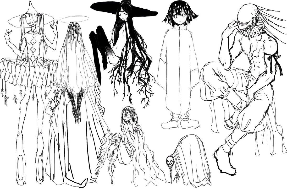 羊歯 こういう奇妙なキャラたちが出る漫画を描きたい 羊歯 こういう奇妙なキャラたちが出る漫画を描きたい
