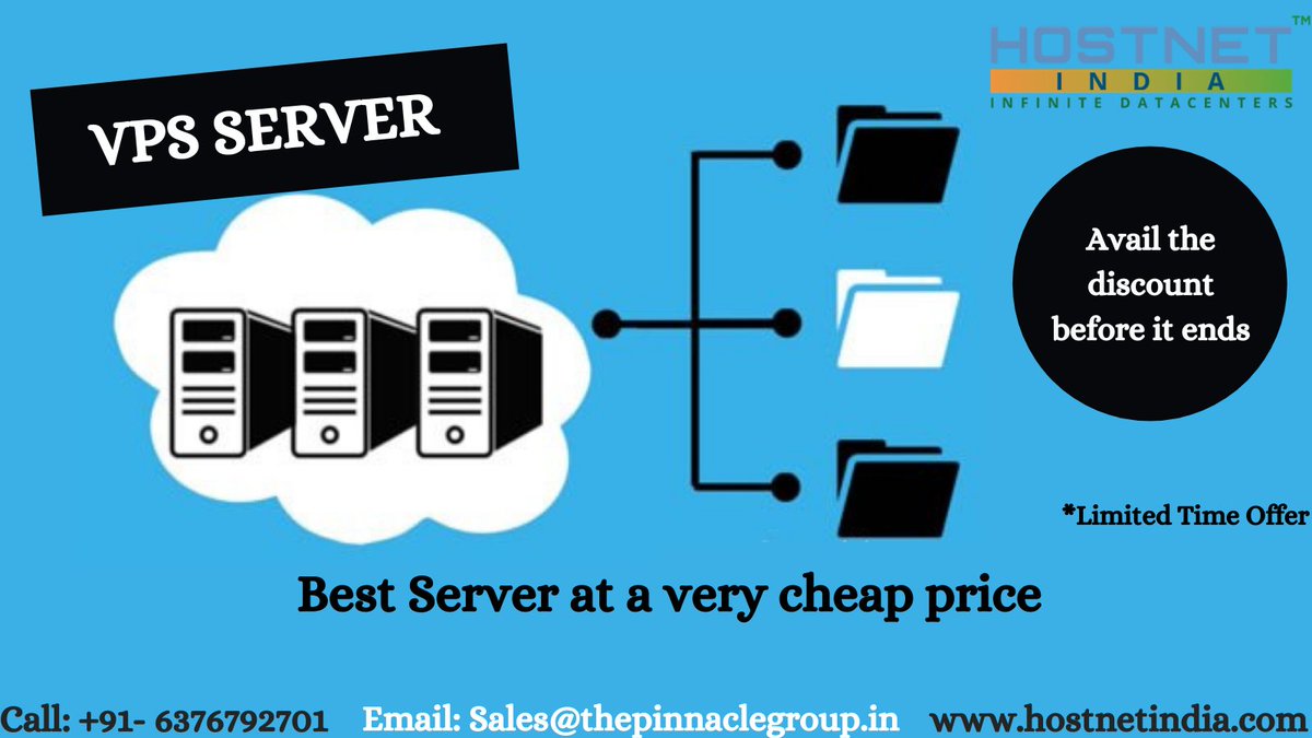Im_hostnetindia's tweet image. Reliable VPS server by Hostnetindia.
Visit:-hostnetindia.com/deal-of-the-day
#vps #vpscentos #centos #host #hosting #server #google #domain #cloud #webhosting #website #vpshosting #webhost #webhostingcompany #linux #linuxfan #linuxuser #linuxserver  #webservices #servers #datacenter