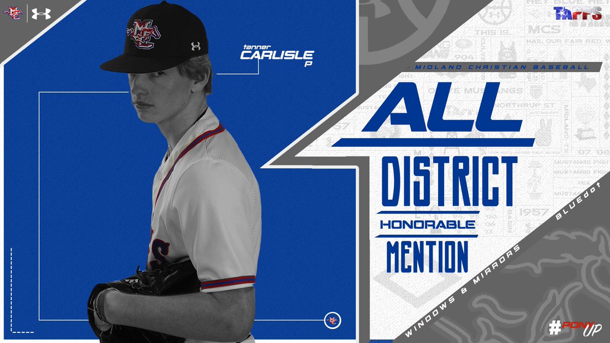 Midland Christian Baseball (@mcsmustangbsb) on Twitter photo 🎖 Junior | Pitcher | <a href="/TannerCarlisle1/">Tanner Carlisle</a>
TAPPS 1-DI Honorable Mention All-District
<a href="/MWTsports/">MRT Sports</a> <a href="/NewsWest9Sports/">NewsWest 9 Sports</a> <a href="/Big2_Sports/">ABC Big 2 Sports</a> @cbs7sports
🔵#PonyUp🔴 🎖 Junior | Pitcher | <a href="/TannerCarlisle1/">Tanner Carlisle</a>
TAPPS 1-DI Honorable Mention All-District
<a href="/MWTsports/">MRT Sports</a> <a href="/NewsWest9Sports/">NewsWest 9 Sports</a> <a href="/Big2_Sports/">ABC Big 2 Sports</a> @cbs7sports
🔵#PonyUp🔴