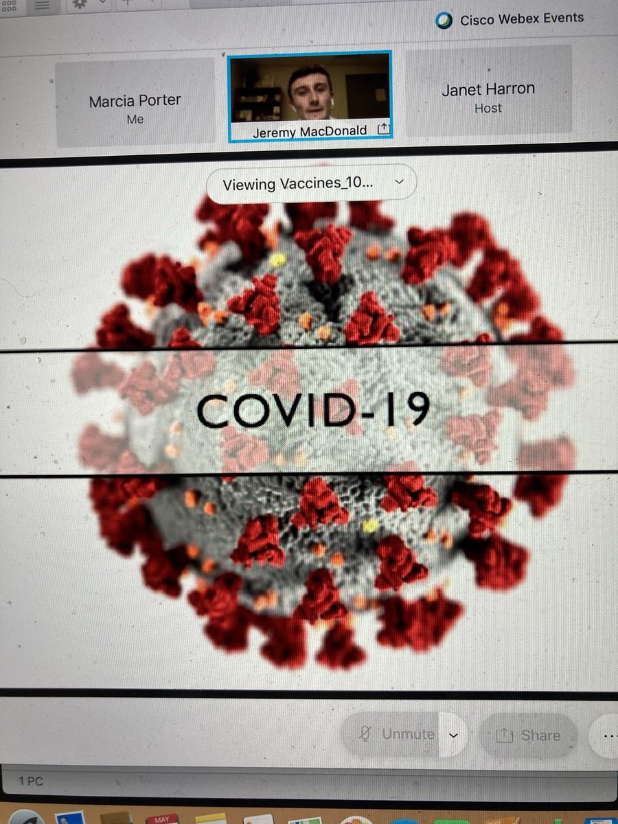 schoolofpharm's tweet image. Sending kudos to Jeremy at our @MTSClinic for his excellent work as part of the @MemorialUAlumni WebEx session, Vaccines 101. #timelytopic
