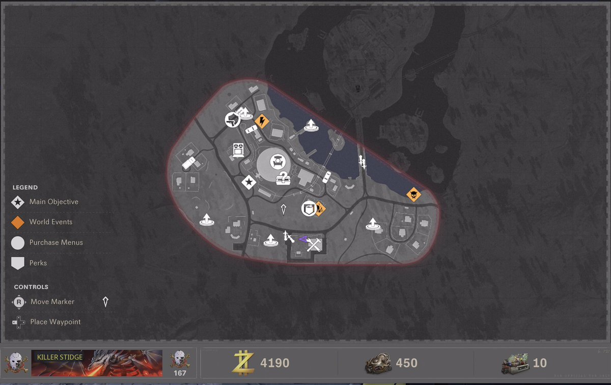 KillerStidge's tweet photo. Iβm liking the new #callofduty #Outbreakzombies map plan, that gives you the ability to ping a location, and itβs only temporary so doesnβt distract gameplay. Objectives are clearly marked ππΌIβve not come across a fishing rod just yet. Job well done @Treyarch @RavenSoftware https://t.co/ZqlzqvoV1b