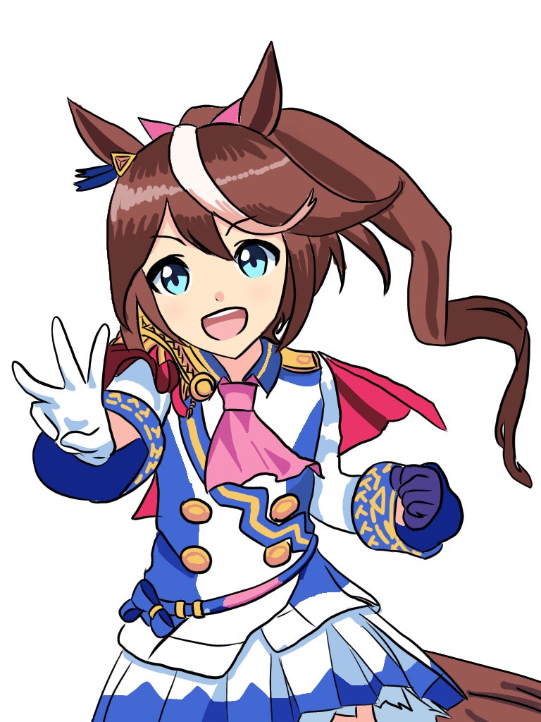 トウカイテイオー落書き ウマ娘 クワックス うごメモ風逃走中のイラスト