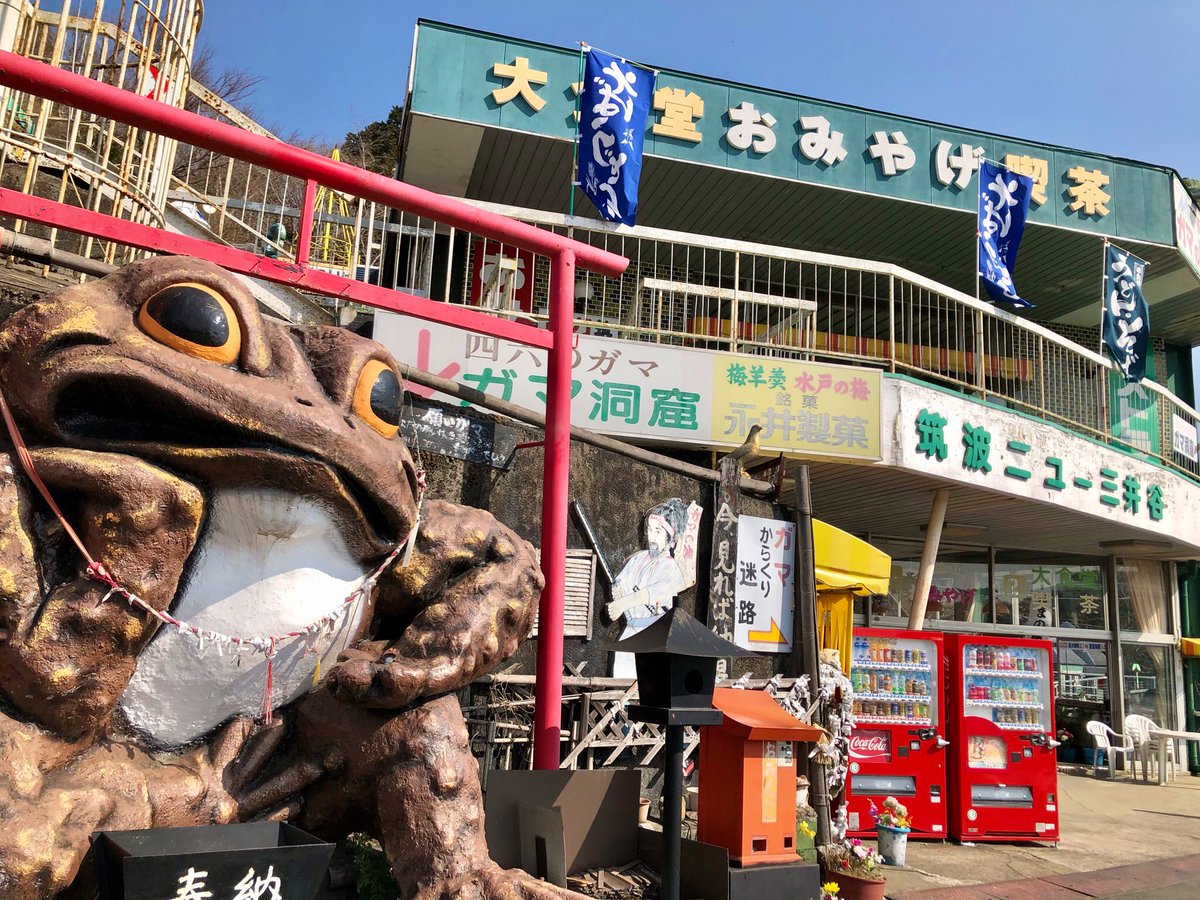 palmtree_616's tweet photo. リアル廃墟風テーマパーク(勝手に呼んでる)、ガマランド🐸
生気を失った遊具たちが醸し出すディストピアな光景と、手作り感あふれるお化け屋敷「ガマ洞窟」が見どころです。洞窟は探検感があって、結構ドキドキします😉
#B級スポット
#昭和レトロ https://t.co/wrW6suAbh0