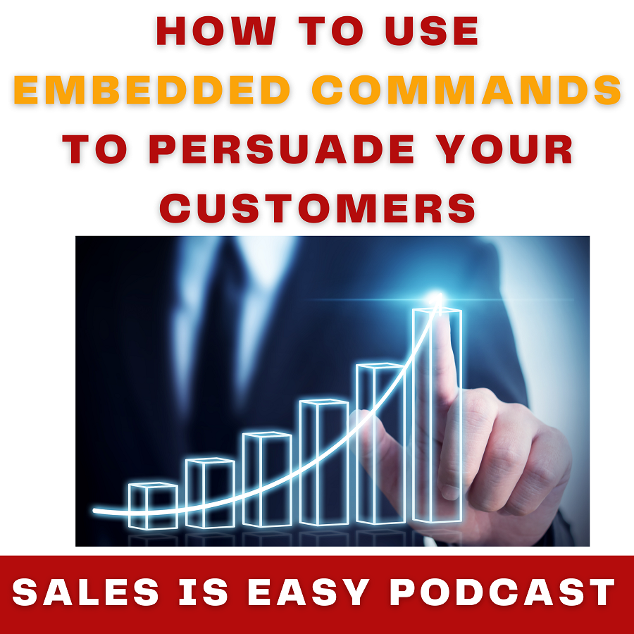 mayeralen's tweet image. Listen to our recent podcast on the secrets of persuasion and how to use embedded commands to move customers to act. Download free cheat sheet and read expanded show notes on our podcast website: salesiseasy.com/episode/the-ar… #ArtofPersuasion #EmbeddedCommands #salestips #salesadvice