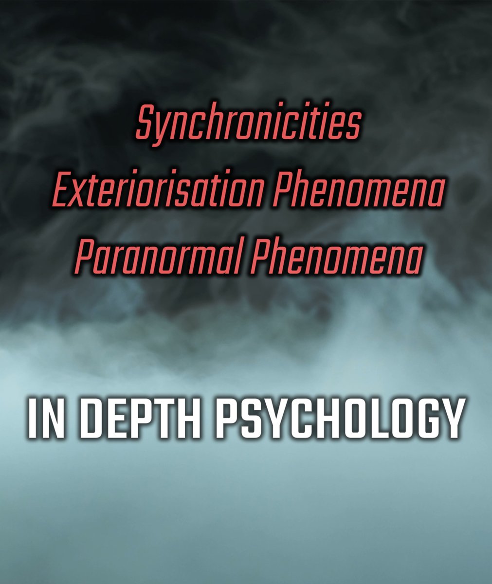 JungToLiveBy's tweet photo. ▪️Parapsychological phenomena are common when a person starts working in-depth, especially in the context of a psychotherapeutic process and relationship. 

▫️Exteriorisation/paranormal phenomena are powered by a conflict between the conscious mind and an unconscious memory. https://t.co/A1Ndr65Ff3