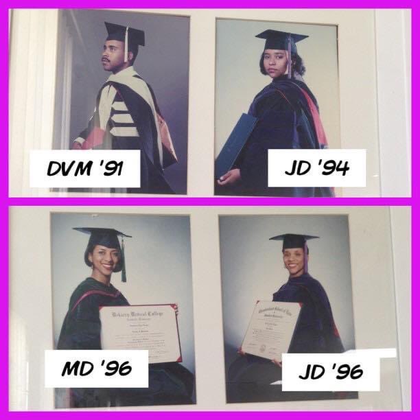 gradydoctor's tweet image. Today marks 25 years of me being a physician—and 25 years of my @TuskegeeUniv educated parents having 4 kids (also TU alums) achieve terminal degrees. 

Instead of thinking of syphilis when someone says Tuskegee, remember this image and think of #blackexcellence instead, okay?🎓