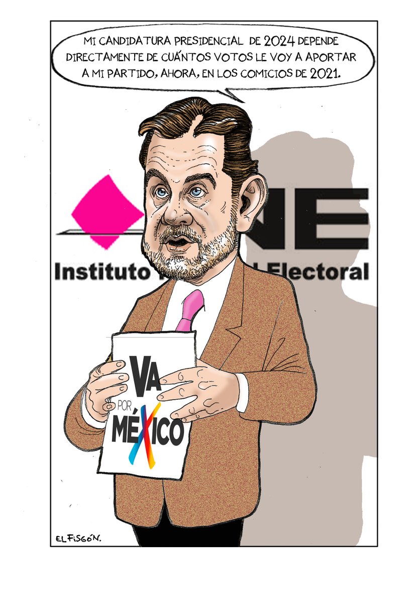 El diario "El País" incluye a <a href="/lorenzocordovav/">Lorenzo Córdova V.</a> entre los candidatos a la presidencia de 2024.
Que el árbitro electoral sea candidato presidencial en 2024 plantea un problema grave.
Córdova es un activo del PRIAND y desde ahora opera para ese bloque.
Garantiza elecciones sucias.