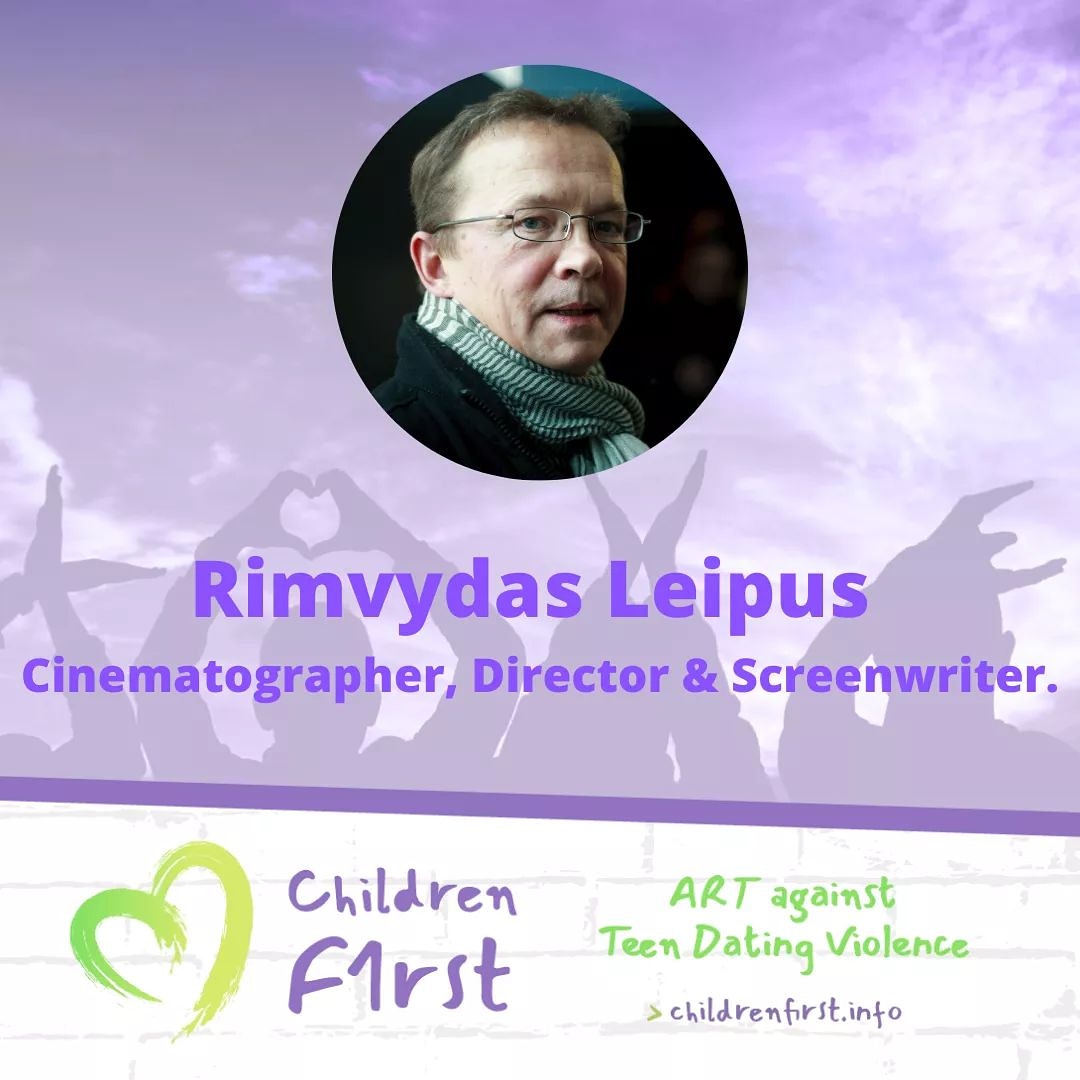 ChildrenFirst16's tweet photo. #ArtAgainstTeenDatingViolence
We are proud to have #RimvydasLeipud
from #Lithuania in our #InternationalJury! 
He is an award winning #cinematographer, #director and #screenwriter. Thank you Rimvydas for being part of the team! 🎉
Submit your artwork by May 31 ! https://t.co/l24VLcIXGG