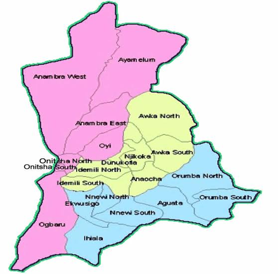 Map Of Nnewi North Anambra Diaries On Twitter: "Are You From Anambra??, What Is Your Town  Known For??? Https://T.co/Rdhk7Pt1Us" / Twitter