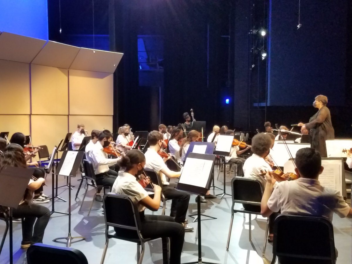 Fantastic concert last night with the WBHS orchestras! It was a much needed moment of normalcy and music making 🎶