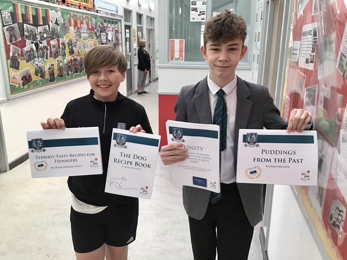Well done Oliver,James &amp; Miranda for cracking MNDA recipes books Beautifully colour illustrated. &amp; ‘Unity’: collection of 126 pages of pupil recipes; excited to inc. one from HRH The Duchess of Cornwall. <a href="/Food_Grange/">Food & Nutrition | The Grange School</a> <a href="/Grange_Cheshire/">The Grange School</a> <a href="/Enrich_Grange/">Enrichment | The Grange School</a> <a href="/CommunityGrange/">Community & Charities | The Grange School</a> <a href="/ClarenceHouse/">Clarence House</a>