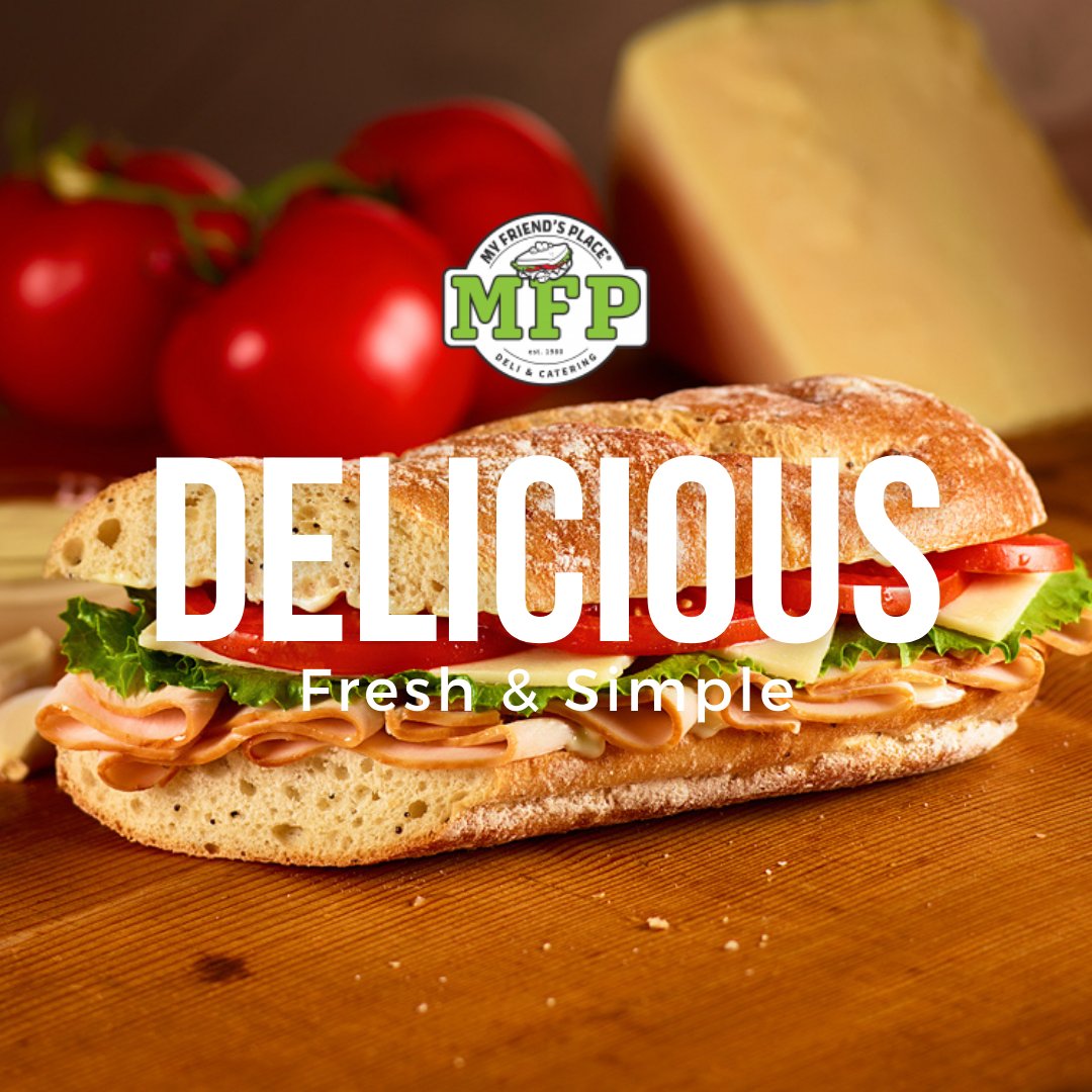 We define delicious as fresh & simple at My Friend's Place Deli 🥪
#mfpdeli #sandwichlover #atlantarestaurants #atlfood #smartfoodchoices #dailyfoodfeed #delicious #atlantafoodie #eatatlanta